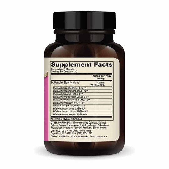 Complete Probiotics for Women 70 Billion CFU, DRM